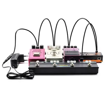9V DC 1 A 3/4/5/6/8 Mod Îndoiți Unghi Plug Daisy Chain Adaptor Cablu de Alimentare Convertor Linie pentru Chitara Electrica, Efecte de Pedale