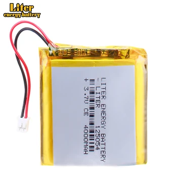 JST XHR 2.0 mm 2pin 3.7 V 4000mah 125054 Litiu-Polimer LiPo Baterie Reîncărcabilă Pentru Mp3 Mp4 Mp5 DIY