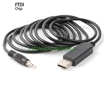 USB pentru Adaptor Serial TTL Cablu Convertor Cip FTDI 5V TTL UART 6ft-3.5 mm Audio Jack Plug-Stereo Cablu TTL-232R-5v-AJ