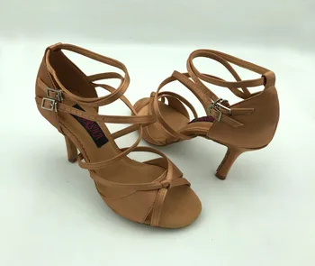 Noua Moda profesionale femei latină pantofi de dans ballroom salsa pantofi de tango pantofi de petrecere si nunta pantofi 6209DTN transport gratuit