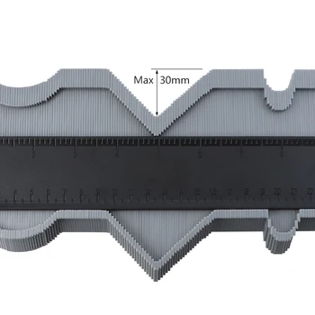 Conturul Gabaritului 5 10 20 inch, ABS Contur Duplicator Template-uri pentru Lemn Placare Profil de Măsurare Instrumente pentru prelucrarea Lemnului