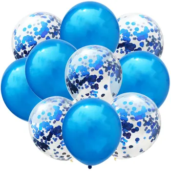 10buc Amestecat Aur Confetti, Baloane Petrecere de Ziua Decor de Metal Cromat Balon cu Aer Mingea de Ziua Ballon Partid Decor de Baloane