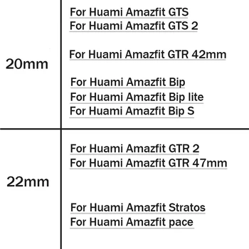 20mm 22mm Transparent Trupa Încheietura mâinii pentru Huami Amazfit Ritmul Curea de Ceas pentru Amazfit Stratos 2/2s/3 Watchband Ceas Bratara Benzi