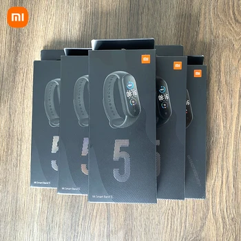 Versiune globală Xiaomi Mi Band 5 Brățară Inteligent 6 Culoare Ecran AMOLED Miband 7 de Oxigen din Sange de Fitness Traker Impermeabil Inteligent Band6