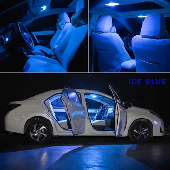 ZUORUI Canbus LED-uri Auto de Interior Hartă Dom Kit de Lumina Pentru Toyota IST 2002-2010 2011 2012 2013 2016 Vehicul Lampă cu Led-uri Becuri