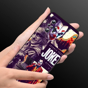 Anime Lux Joker LoGo Telefon Caz Pentru Xiaomi Redmi Notă 11E 11 11 11T 10 10 9 9 T 9 8 8T Pro Plus 5G Negru Funda Acoperi