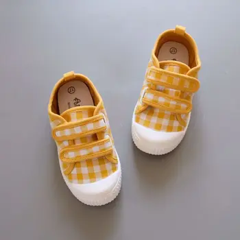 2022 Toamna Coreene Noi Zăbrele Copii Cârlig&Bucla De Pantofi De Panza Pentru Baieti Fete Grădiniță Pantofi Pentru Copii Toddler Talpă Moale Adidași