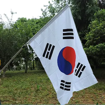 Coreea de sud Flag Poliester coreean Naționale Banner 90*150 CM Republica Coreea Pavilion Banner de Interior Acasă în aer liber