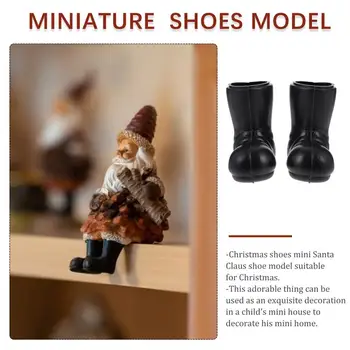 5 Perechi de Crăciun Cizme Mini Glezna Cizme Mos craciun Pantofi Mini Modele de Pantofi de Crăciun Moș Crăciun Pantofi Modele Mini Decor Casa