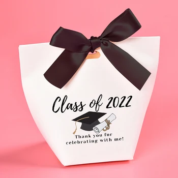 5pcs cutii de bomboane palarie Absolvent promoția din 2022 prieten de familie de liceu Colegiu Felicitări Grad petrecere de Absolvire decor