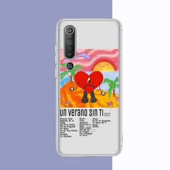 YNDFCNB Bad Bunny Onu Verano Sin Ti Caz de Telefon pentru Samsung A51 A52 A71 A12 pentru Redmi 7 9 9A pentru Huawei Honor8X 10i Caz Clar