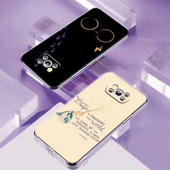 Arta Olarilor de Lux Startin Logo Telefon Caz Pentru Xiaomi Mi Poco X4 X3 NFC F4 F3 GT M5 m5-urile sunt M4 M3 Pro C40 C3 5G Capac Transparent