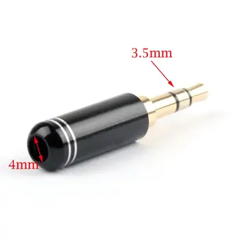 Areyourshop 10x Modernizate Cupru Placat cu Aur 3.5 mm de sex Masculin Mini Stereo Jack Plug Conector pentru Căști
