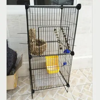 DIY Combinație de Plasă de Sârmă Cusca Caine Pisica Cușcă de Iepure Multi Funcția de Gard Cușcă de Fier cobai Metal Hamster Cuști de animale de Companie Gard #