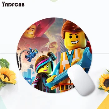 YNDFCNB Non Alunecare PC Lego Personalizate laptop de Gaming rotund mouse pad gaming Mousepad Covor Pentru PC, Laptop, Notebook