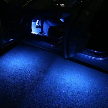 2 Buc Pentru Tesla Model 3 S X LED-uri Auto de Interior Lumini Ambientale Auto Atmosfera Decor Trunchi de Ambreiaj Lampa de Iluminat Becuri Auto Luz